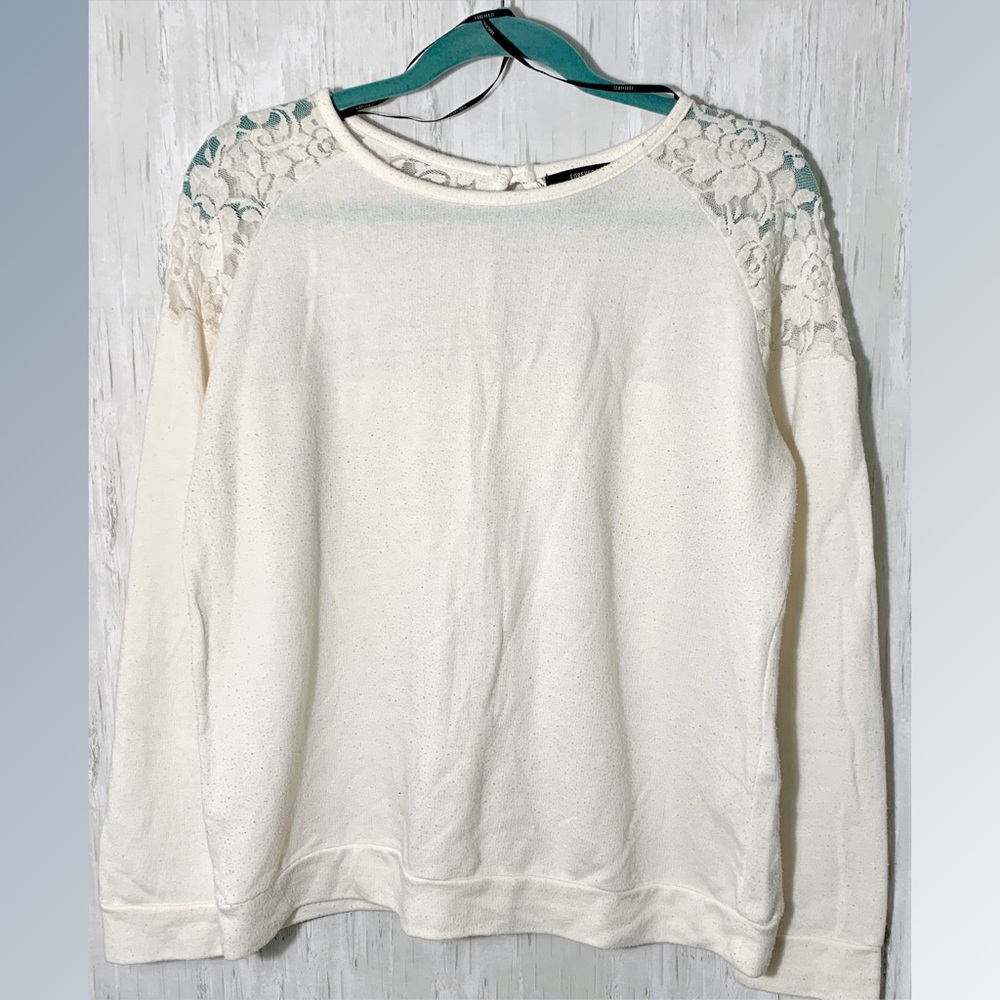 Forever 21 back lace Sweater